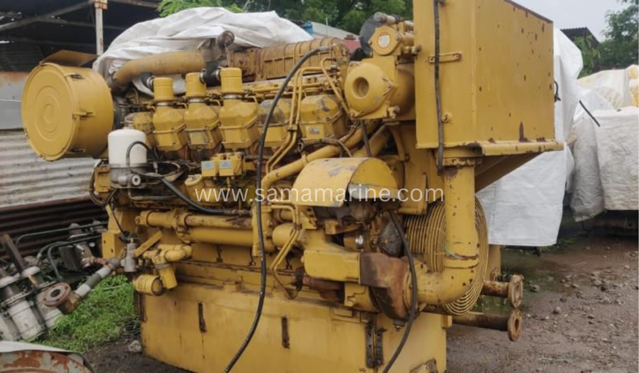 CAT 3512 Engine Generator and spare parts for sale