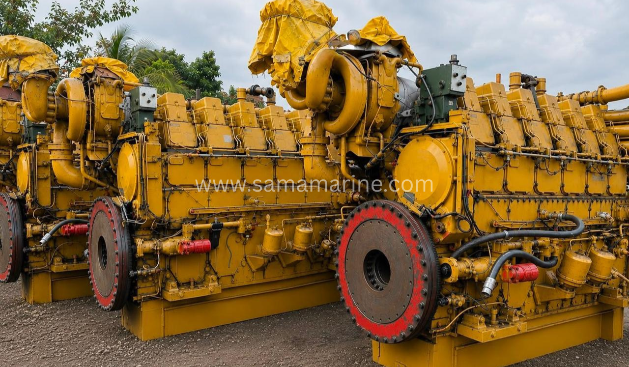 Three Low hours CAT 3606TA Engines for sale
