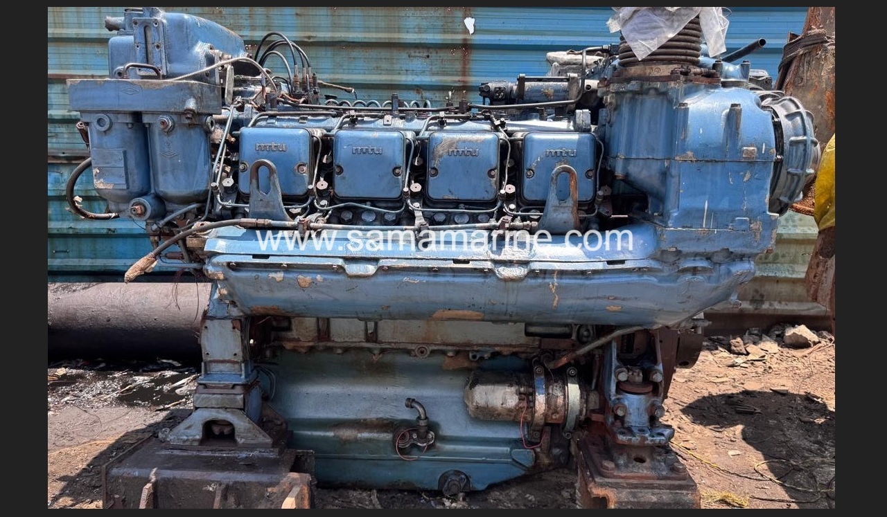 MTU 8V 396 Engine - Spare parts - Generator - Main Engine - In Stock